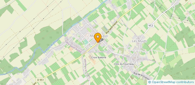 localisation de l'entreprise AMICALE DES COMBATTANTS DE MAREAU AUX PRES à MAREAU-AUX-PRES
