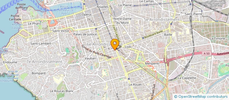 localisation de l'entreprise AMICALE DES COMBATTANTS DE NARVIK  MARSEILLE