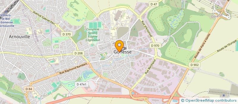 localisation de l'entreprise AMICALE DES COMMERCANTS ARTISANS GONESSE  GONESSE