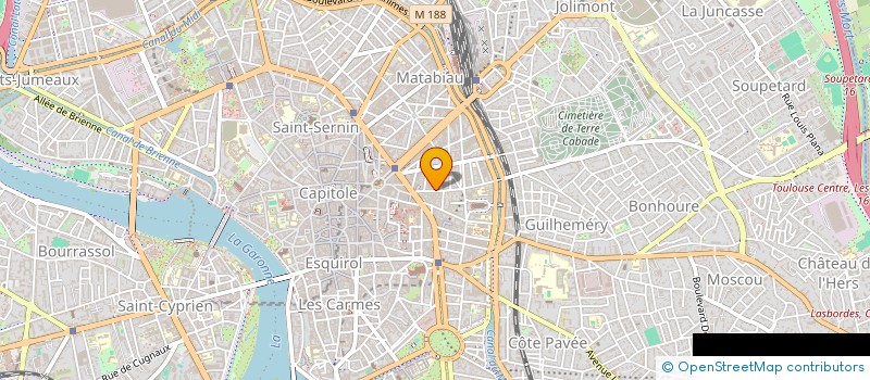 localisation de l'entreprise AMICALE DES COMMERCANTS DU QUARTIER LA COLOMBETTE SAINT AUBIN à TOULOUSE