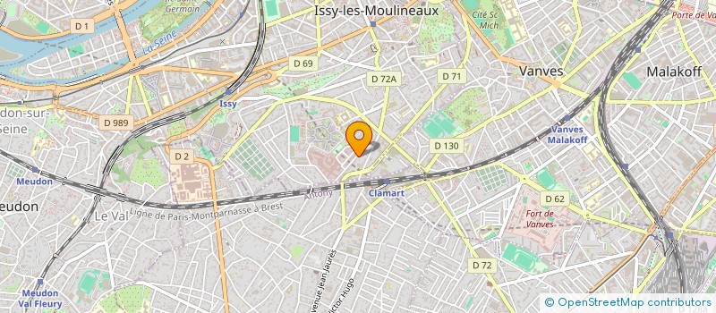 localisation de l'entreprise AMICALE DES COMMISSAIRES DE L'AIR ET DES COMMISSAIRES DES ARMEES-AIR à ISSY-LES-MOULINEAUX