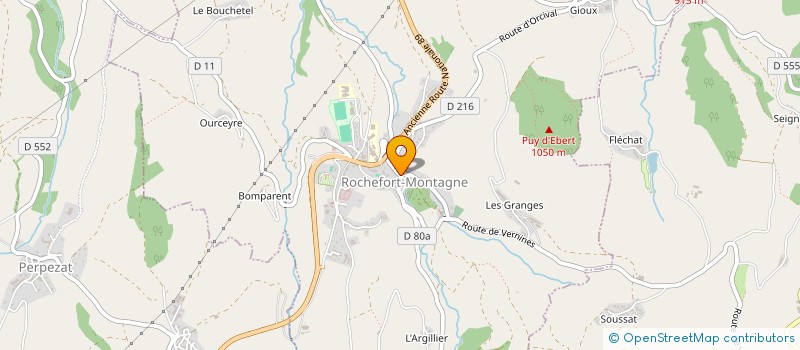 localisation de l'entreprise AMICALE DES CONSCRITS D'OLBY  OLBY