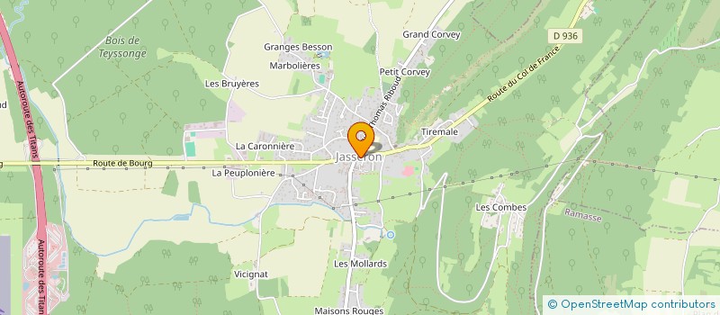 localisation de l'entreprise AMICALE DES CONSCRITS DE JASSERON à JASSERON