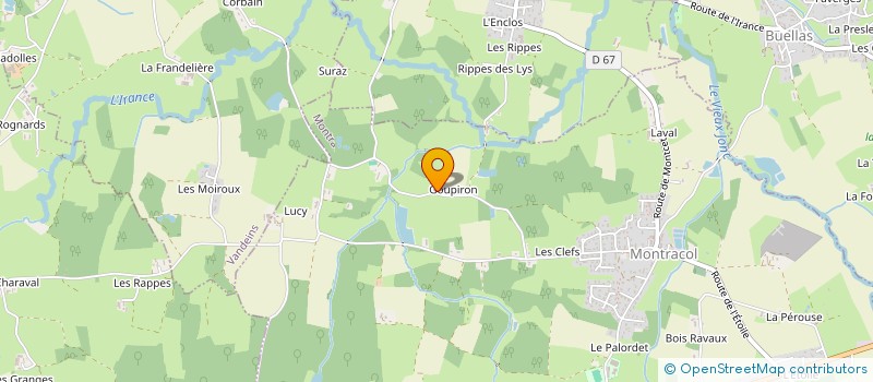 localisation de l'entreprise AMICALE DES CONSCRITS DE MONTRACOL 2013  MONTRACOL