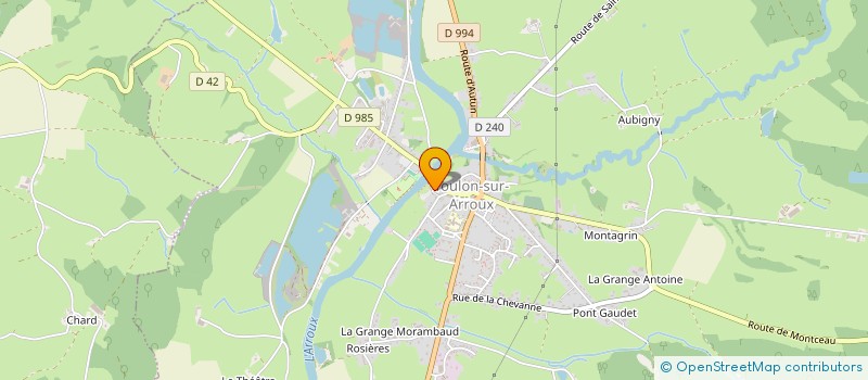 localisation de l'entreprise AMICALE DES CONSCRITS DE TOULON-SUR-ARROUX  TOULON-SUR-ARROUX