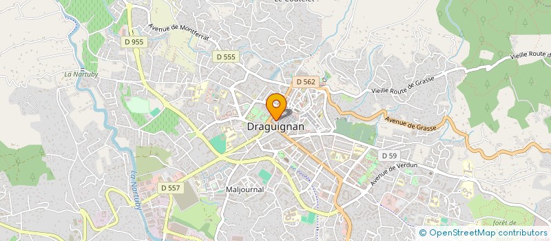 localisation de l'entreprise AMICALE DES CORSES ET AMIS DE LA CORSE  DRAGUIGNAN