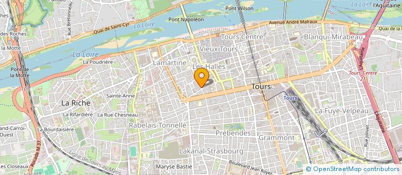localisation de l'entreprise AMICALE DES CORSES ET DES AMIS à TOURS
