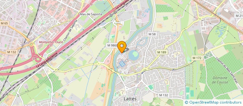 localisation de l'entreprise AMICALE DES COUREURS LATTOIS  LATTES