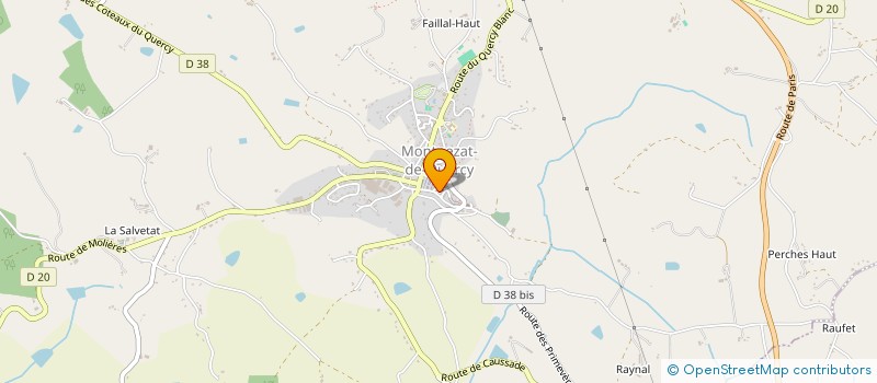 localisation de l'entreprise AMICALE DES CROCOS  MONTPEZAT-DE-QUERCY