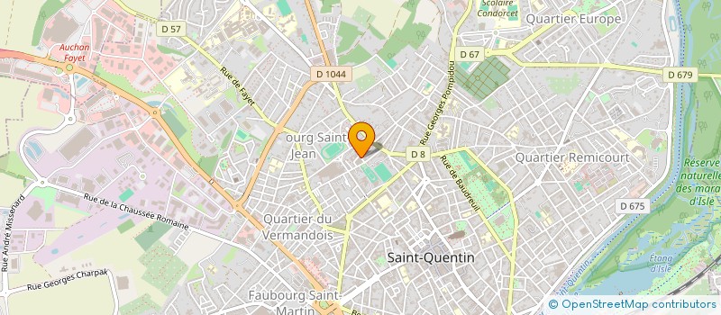 localisation de l'entreprise AMICALE DES CYCLOTOURISTES ST QUENTINOIS à SAINT-QUENTIN