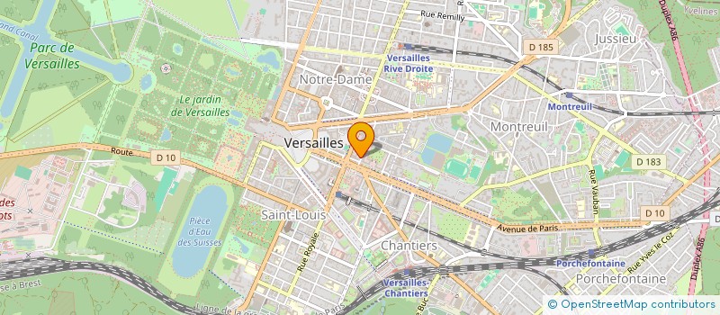 localisation de l'entreprise AMICALE DES DEMINEURS DE FRANCE à VERSAILLES