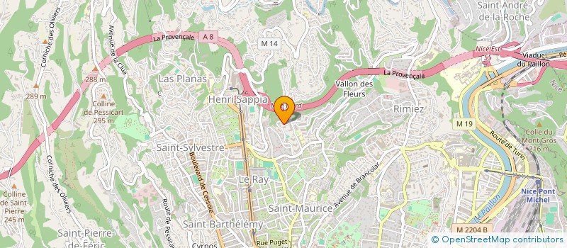 localisation de l'entreprise AMICALE DES DIRECTIONS DES ETABLISSEMENTS FRANCAIS A L'ETRANGER à NICE