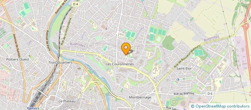 localisation de l'entreprise AMICALE DES DJIBOUTIENS POUR LE DEVELOPPEMENT, L'INTEGRATION ET LA SOLIDARITE à POITIERS