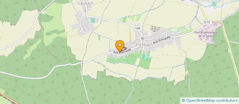 localisation de l'entreprise AMICALE DES DONNEURS   ESCHBACH