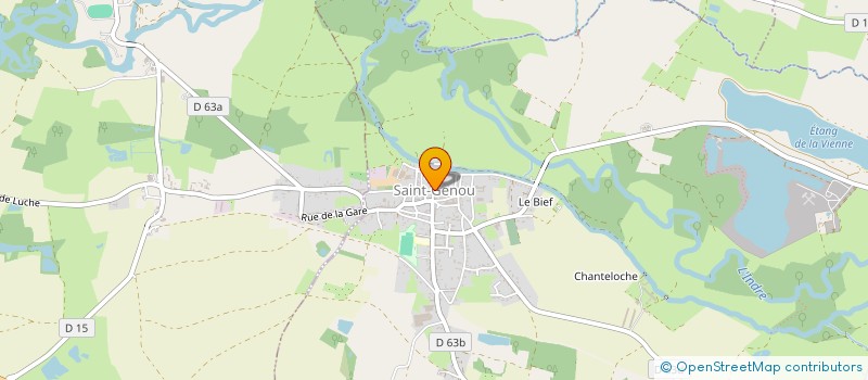 localisation de l'entreprise AMICALE DES DONNEURS DE SANG à SAINT-GENOU