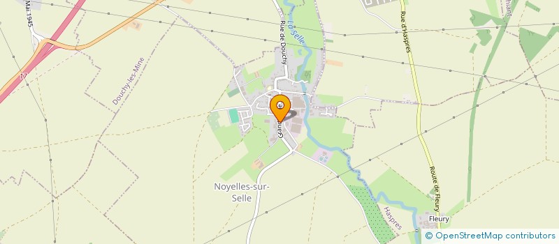 localisation de l'entreprise AMICALE DES DONNEURS DE SANG  NOYELLES-SUR-SELLE