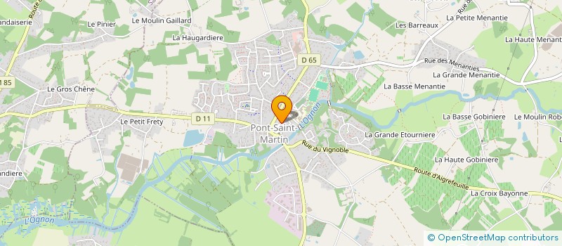 localisation de l'entreprise AMICALE DES DONNEURS DE SANG BENEVOLES  PONT-SAINT-MARTIN