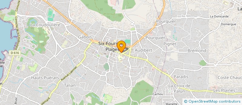 localisation de l'entreprise AMICALE DES DONNEURS DE SANG BENEVOLES à SIX-FOURS-LES-PLAGES