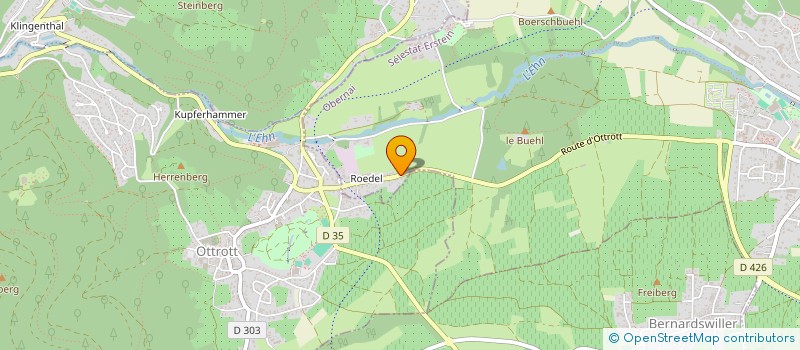 localisation de l'entreprise AMICALE DES DONNEURS DE SANG BENEVOLES D'OTTROTT à OBERNAI