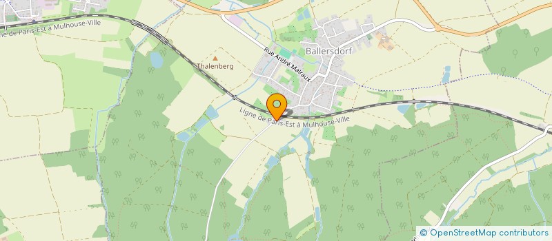 localisation de l'entreprise AMICALE DES DONNEURS DE SANG BENEVOLES DE BALLERSDORF à BALLERSDORF