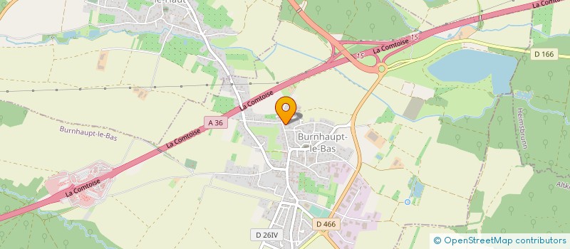 localisation de l'entreprise AMICALE DES DONNEURS DE SANG BENEVOLES DE BURNHAUPT LE HAUT à BURNHAUPT-LE-HAUT