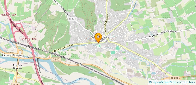 localisation de l'entreprise AMICALE DES DONNEURS DE SANG BENEVOLES DE CAUMONT SUR DURANCE à CAUMONT-SUR-DURANCE