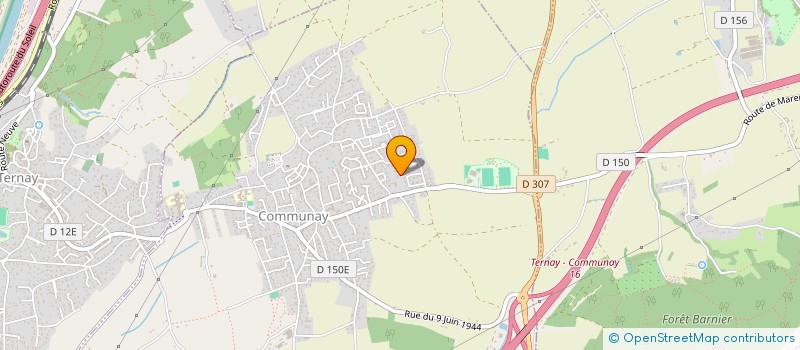 localisation de l'entreprise AMICALE DES DONNEURS DE SANG BENEVOLES DE COMMUNAY  COMMUNAY