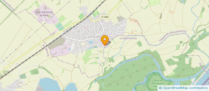 localisation de l'entreprise AMICALE DES DONNEURS DE SANG BENEVOLES DE KILSTETT à KILSTETT