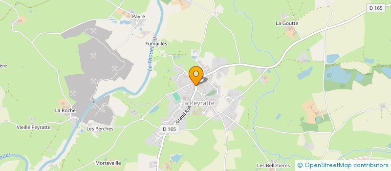 localisation de l'entreprise AMICALE DES DONNEURS DE SANG BENEVOLES DE LA PEYRATTE  LA PEYRATTE