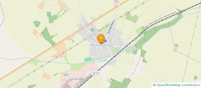 localisation de l'entreprise AMICALE DES DONNEURS DE SANG BENEVOLES DE NEUVY PAILLOUX à NEUVY-PAILLOUX