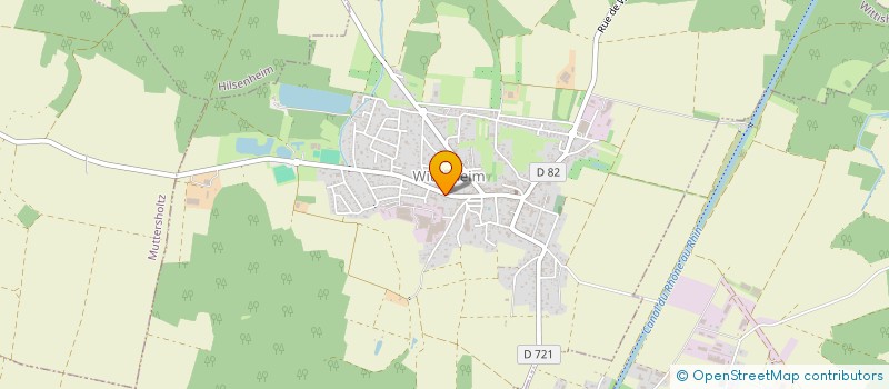 localisation de l'entreprise AMICALE DES DONNEURS DE SANG BENEVOLES DE WITTISHEIM à WITTISHEIM