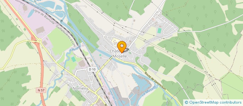 localisation de l'entreprise AMICALE DES DONNEURS DE SANG BENEVOLES DU CANTON DE CHATEL SUR MOSELLE à CHATEL-SUR-MOSELLE