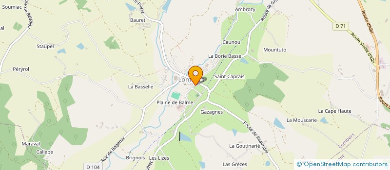 localisation de l'entreprise AMICALE DES DONNEURS DE SANG BENEVOLES DU REALMONTAIS à REALMONT