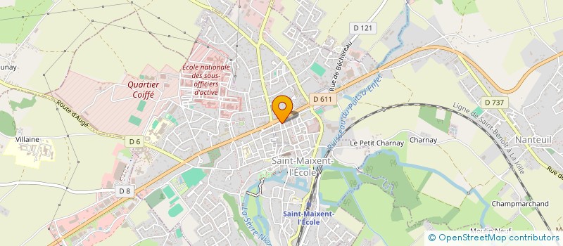 localisation de l'entreprise AMICALE DES DONNEURS DE SANG BENEVOLES DU SAINT-MAIXENTAIS à SAINT-MAIXENT-L'ECOLE