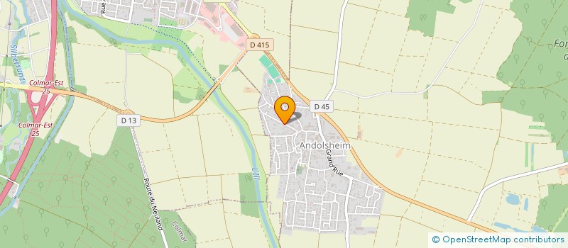 localisation de l'entreprise AMICALE DES DONNEURS DE SANG D'ANDOLSHEIM à ANDOLSHEIM