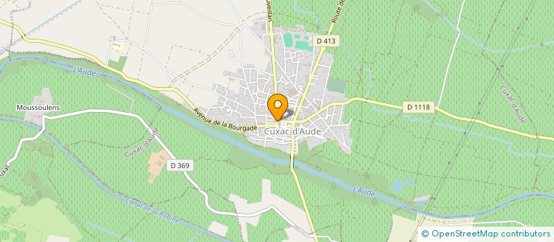 localisation de l'entreprise AMICALE DES DONNEURS DE SANG DE CUXAC D'AUDE  CUXAC-D'AUDE