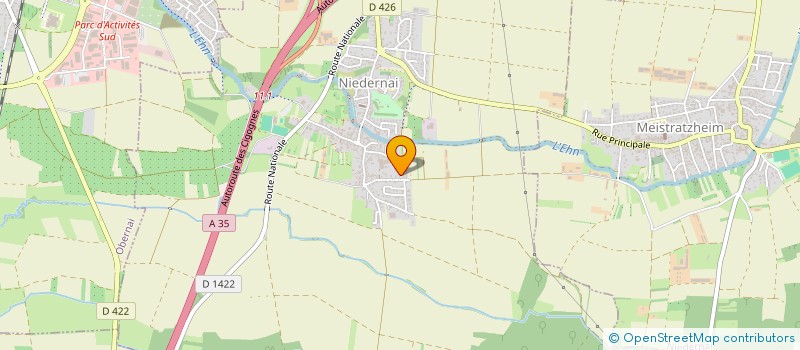 localisation de l'entreprise AMICALE DES DONNEURS DE SANG DE NIEDERNAI  NIEDERNAI