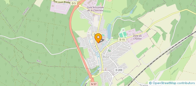 localisation de l'entreprise AMICALE DES DONNEURS DE SANG DE RIOZ ET ENVIRONS à RIOZ
