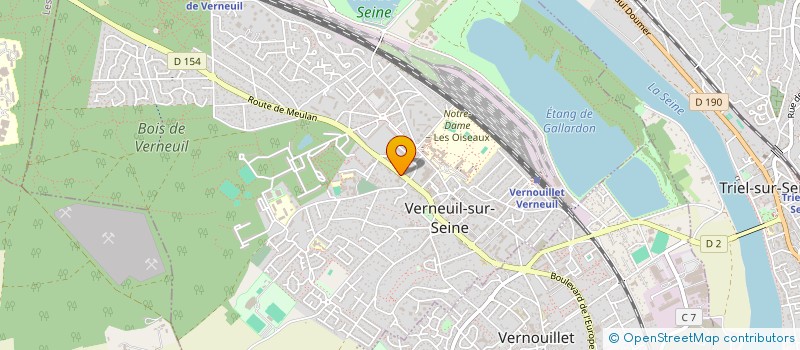 localisation de l'entreprise AMICALE DES DONNEURS DE SANG DE VERNEUIL à VERNEUIL-SUR-SEINE