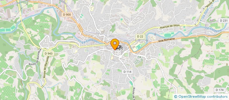 localisation de l'entreprise AMICALE DES DONNEURS DE SANG DU PAYS D APT à APT