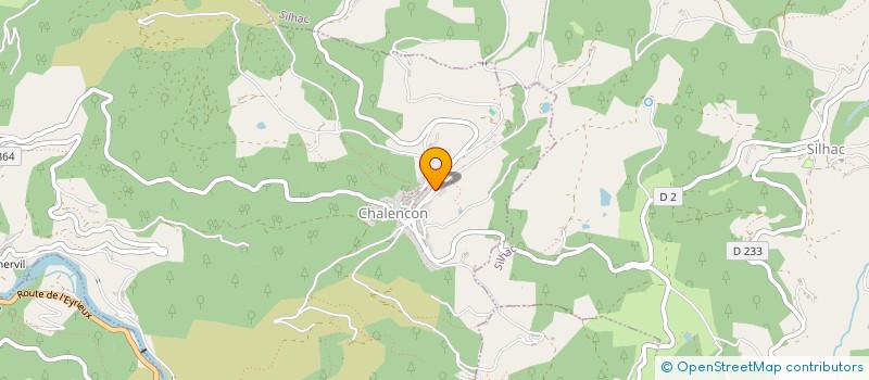 localisation de l'entreprise AMICALE DES DONNEURS DE SANG DU PLATEAU DE VERNOUX  VERNOUX-EN-VIVARAIS