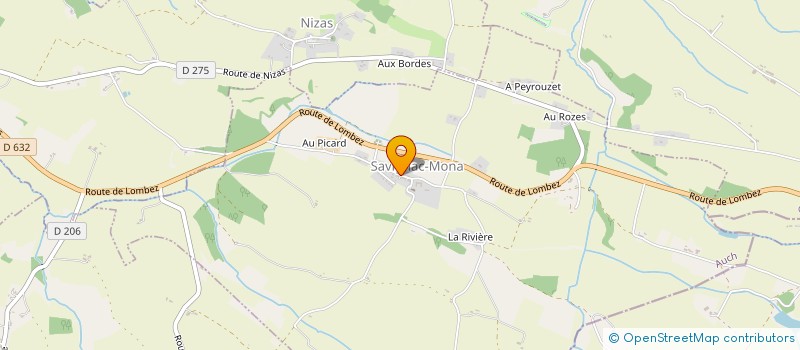 localisation de l'entreprise AMICALE DES DONNEURS DE SANG DU SAVES  SAMATAN