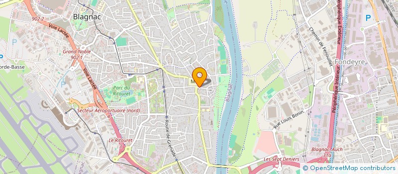 localisation de l'entreprise AMICALE DES DONNEURS DE SANG ET SECOURISTES BENEVOLES DE LA VILLE DE BLAGNAC  BLAGNAC