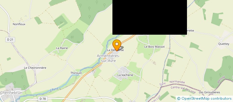 localisation de l'entreprise AMICALE DES ECOLES DU SIVOS  CHENNEBRUN