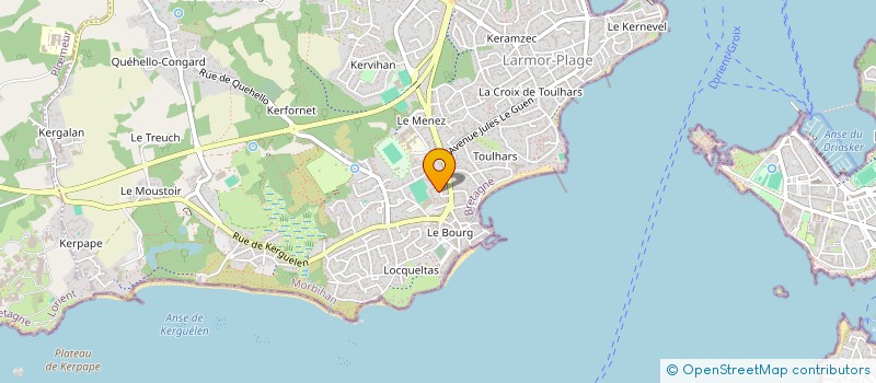 localisation de l'entreprise AMICALE DES ECOLES LAIQUES à LARMOR-PLAGE