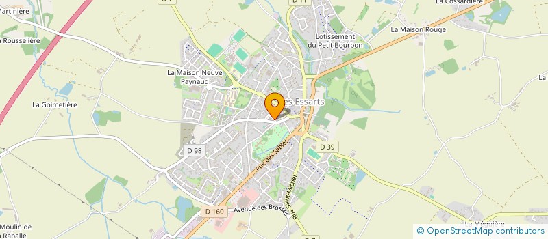 localisation de l'entreprise AMICALE DES ECOLES PUBLIQUES DES ESSARTS à ESSARTS-EN-BOCAGE