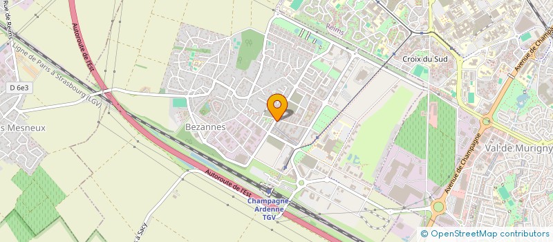 localisation de l'entreprise AMICALE DES EDUCATEURS DE FOOTBALL DE LA MARNE  ROSNAY