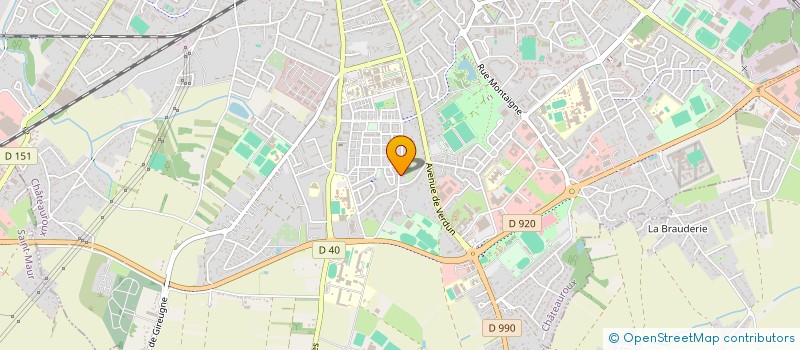 localisation de l'entreprise AMICALE DES EDUCATEURS DE FOOTBALL DIPLOMES DE L INDRE à CHATEAUROUX
