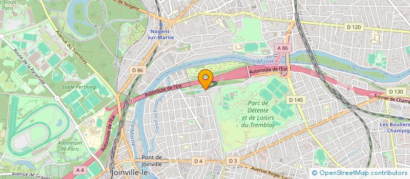 localisation de l'entreprise AMICALE DES EDUCATEURS DE FOOTBALL DU VAL DE MARNE à CHAMPIGNY-SUR-MARNE