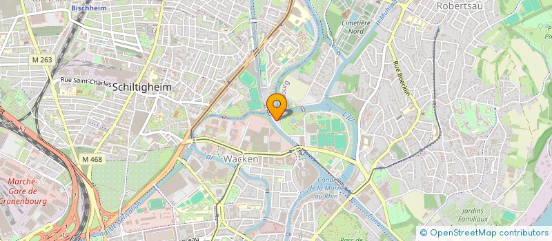 localisation de l'entreprise AMICALE DES EGOUTIERS à STRASBOURG